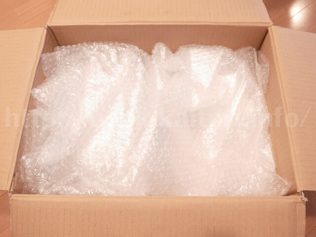 バリQ-返送ダンボール開封