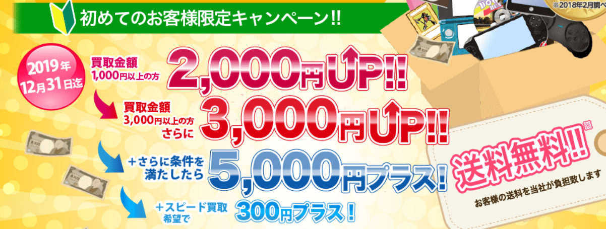 初めてのお客様限定キャンペーンの画像