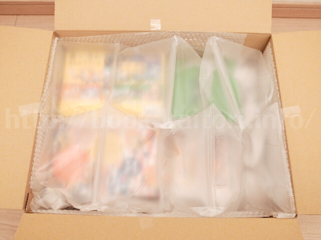 開封してみると梱包材が詰まっていた